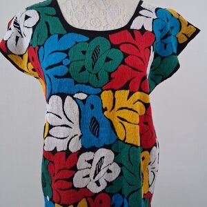 Colorful Floral Women's Top